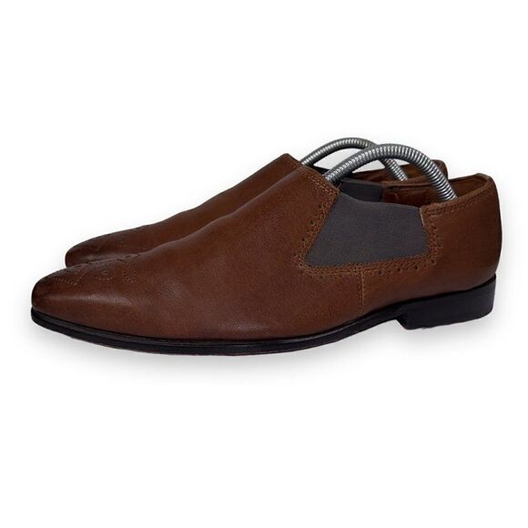 Ted Baker London Chelsea Leather Loafers Brown‎ 28920 Men\'s 8 main image 7